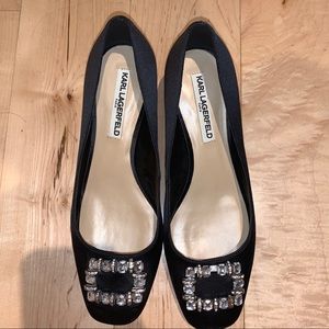 COPY - KARL LAGERFELD CALINA BLOCK HEEL